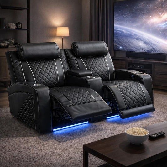 Power Recliner Sectional – Cozy & Modern